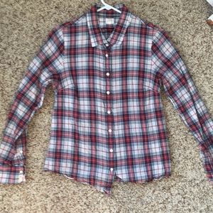 Jcrew plaid shirt size medium